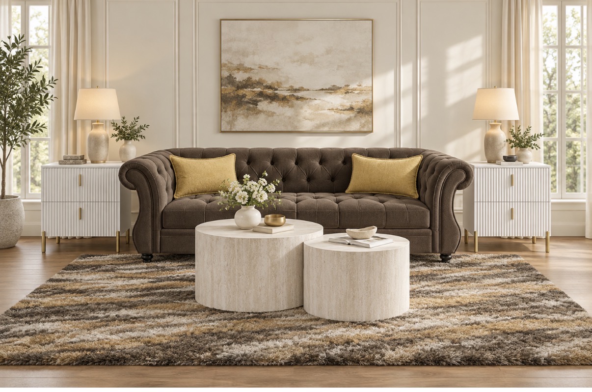 Classic neutral living room